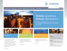 Tablet Screenshot of chemtradelogistics.com